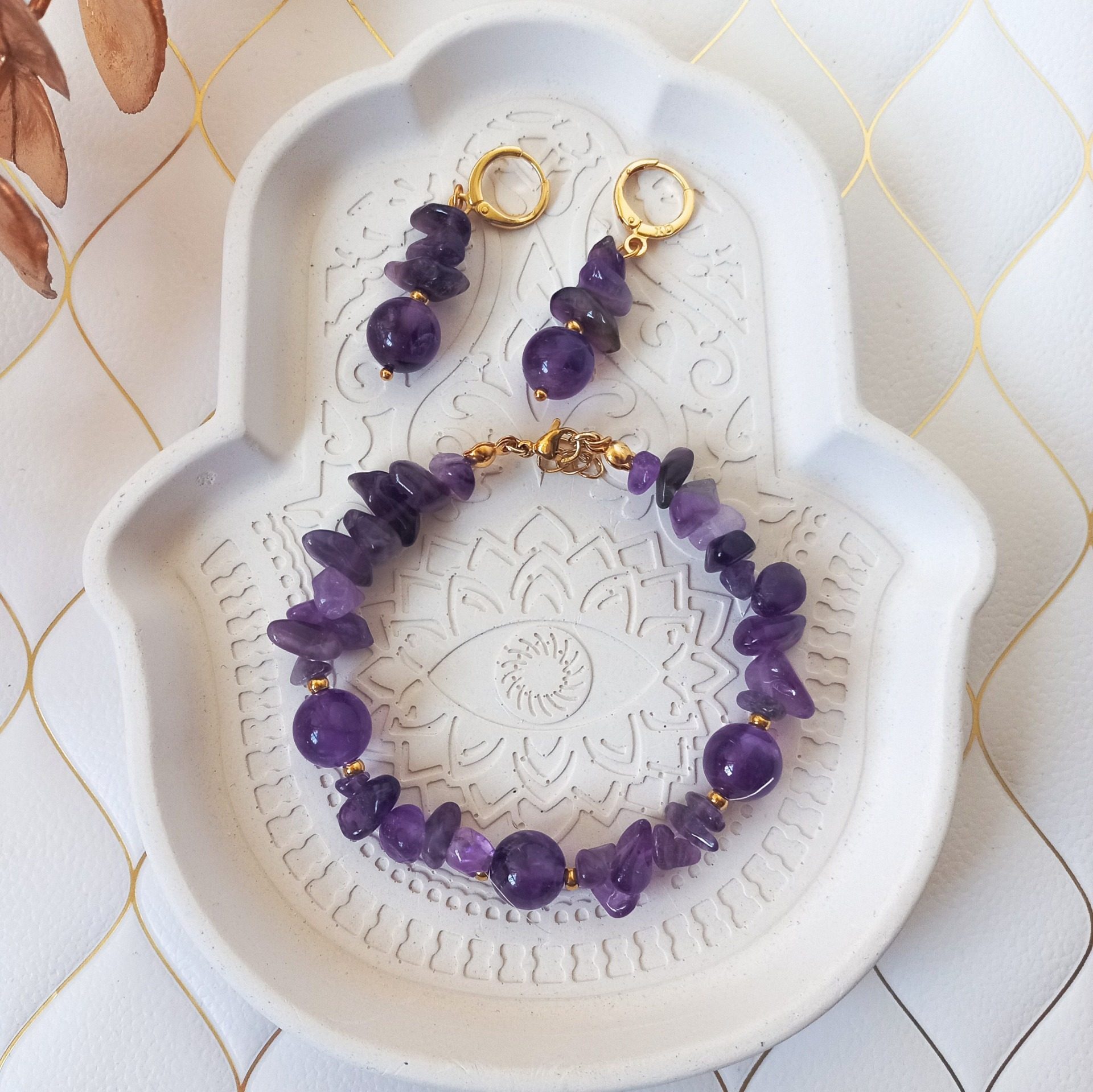 Bracelet en Améthyste