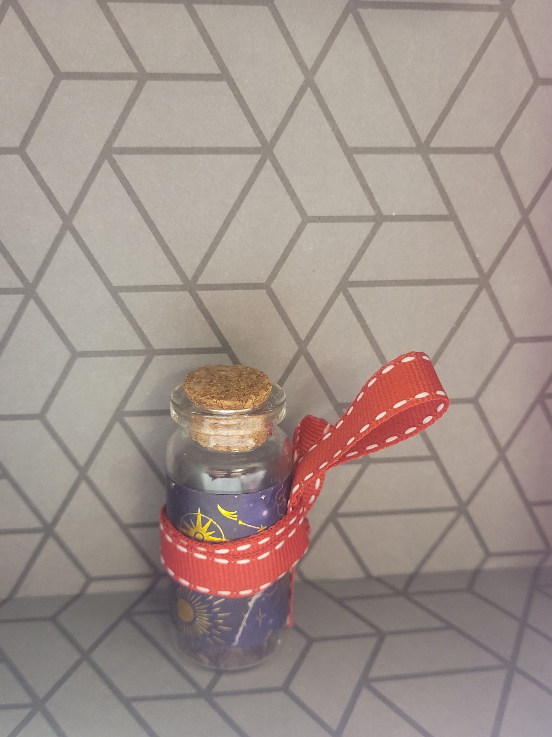 mini fiole rouge