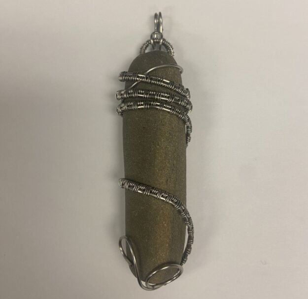 Collier stressé argent en spiral