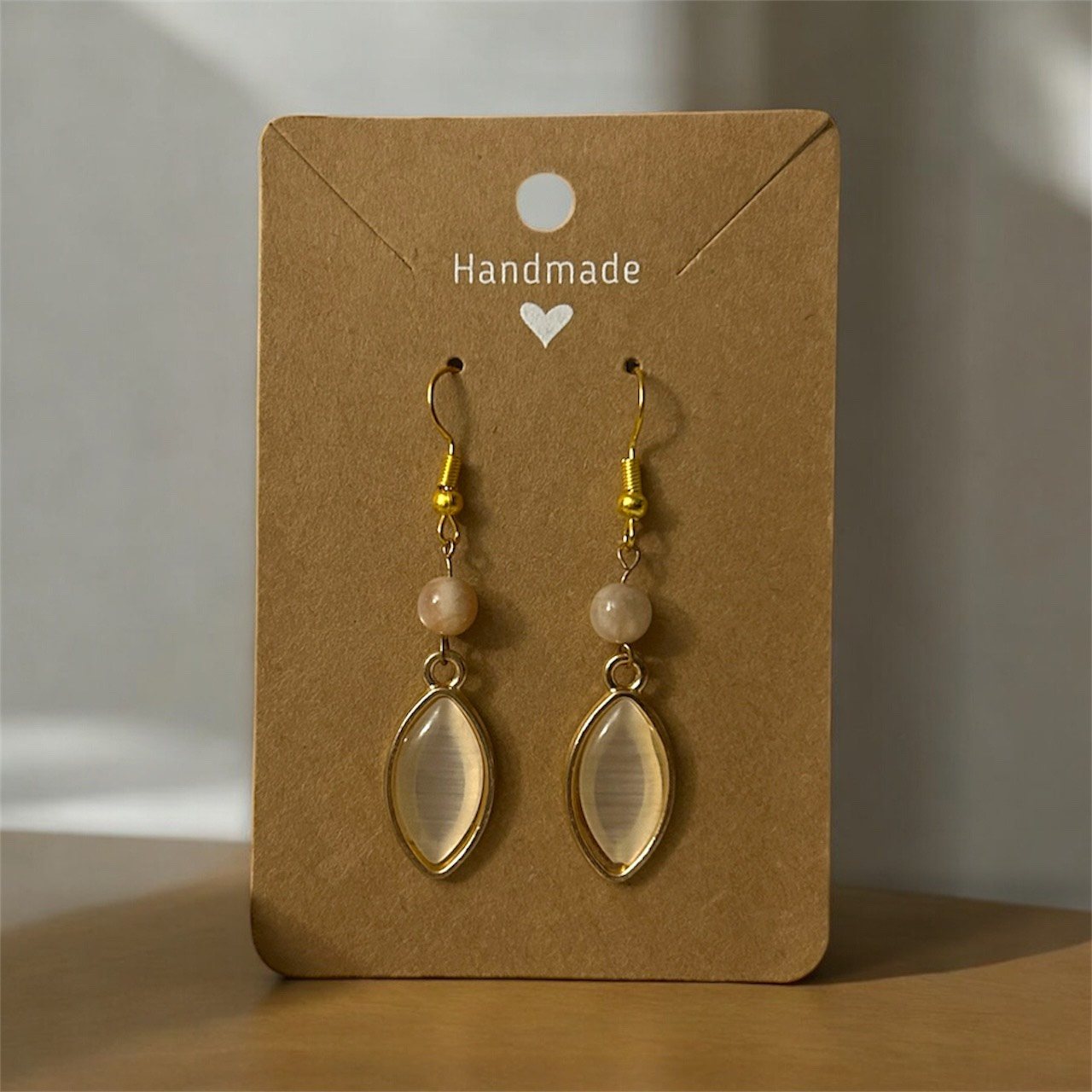 Boucles d'oreilles oval (or)