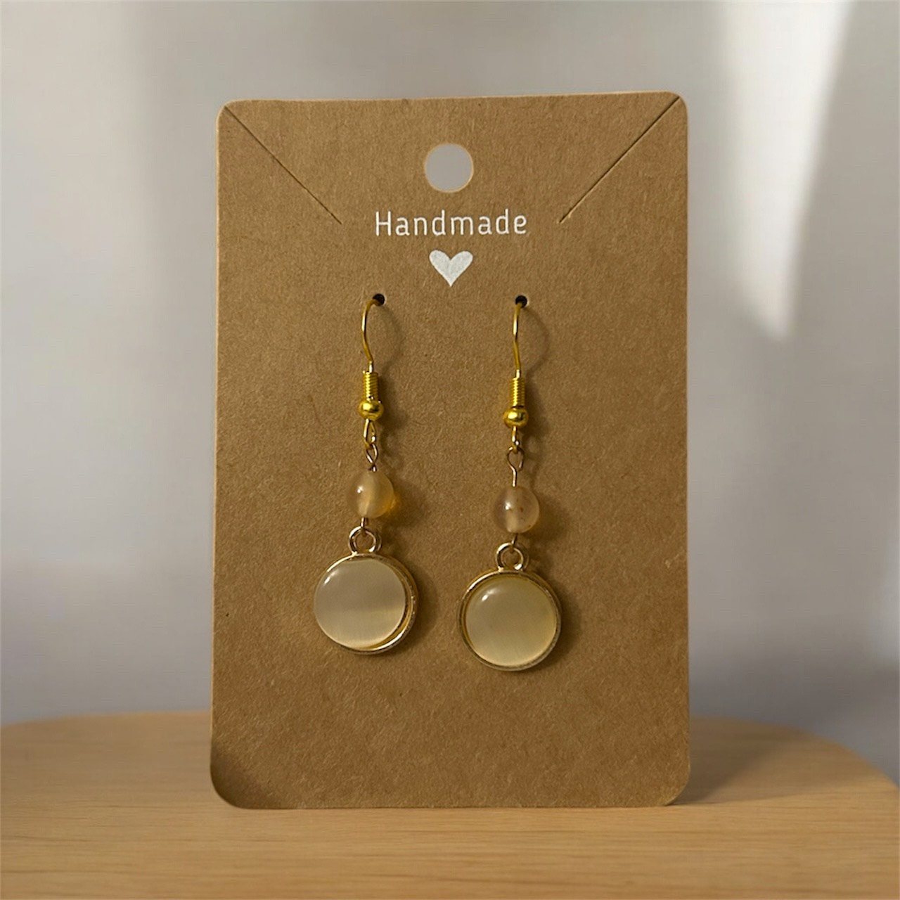Boucles d'oreilles ronde (or)