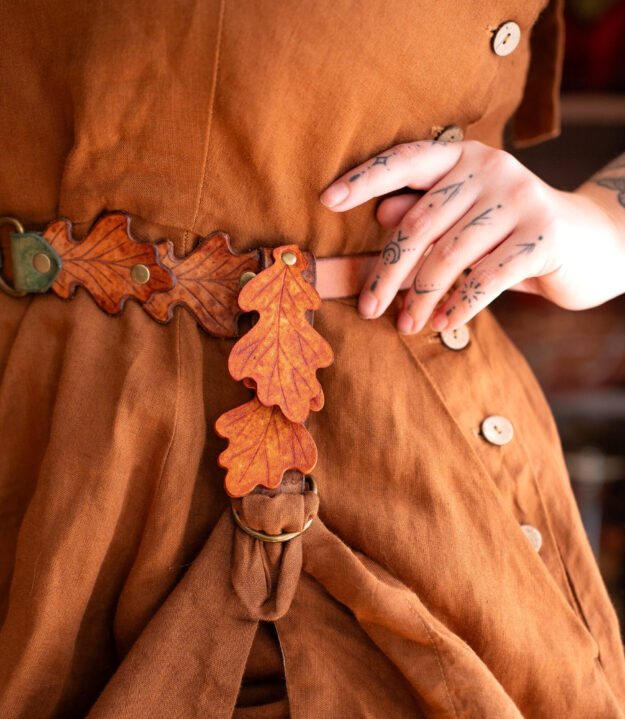 Porte-jupe à feuilles de chêne