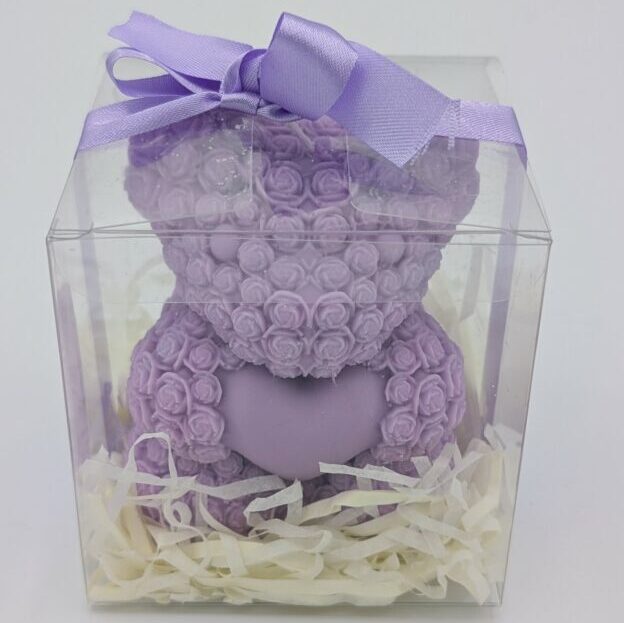 Bougie gros ourson parfumé (couleurs variées)